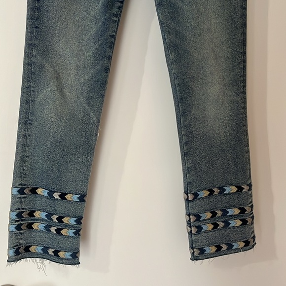 Driftwood Colette Crop Aztec Jeans - Picture 3 of 9